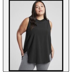 Athleta Zephyr Tank in Black 2X EUC